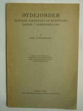 Øydejorder (Joh. Litleskare)