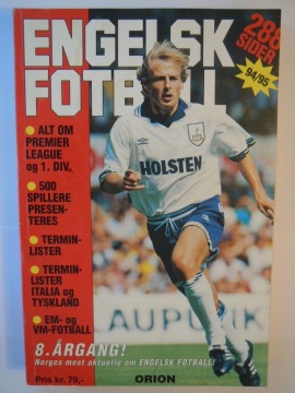 Engelsk Fotball 94/95 (Reidar Martinsen red)