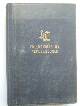 Erindringer og refleksjoner (J Throne Holst)