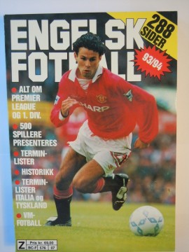 Engelsk Fotball 93/94 (Reidar Martinsen red)